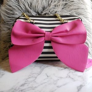Betsey Johnson Oversized Bow Satchel NEW